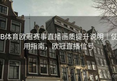 B体育欧冠赛事直播画质提升说明｜使用指南，欧冠直播信号