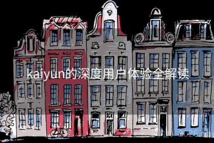 kaiyun的深度用户体验全解读