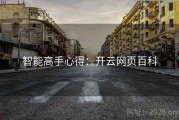 智能高手心得：开云网页百科