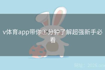 v体育app带你①分钟了解超强新手必看