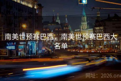 南美世预赛巴西，南美世预赛巴西大名单