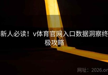 新人必读！v体育官网入口数据洞察终极攻略