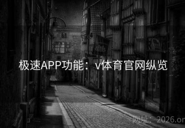 极速APP功能：v体育官网纵览
