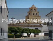 开云网页的精彩彩种解析全解读