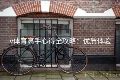 v体育高手心得全攻略：优质体验