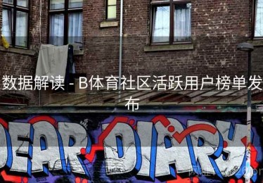 数据解读 - B体育社区活跃用户榜单发布