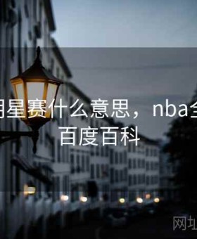 nba全明星赛什么意思，nba全明星赛百度百科