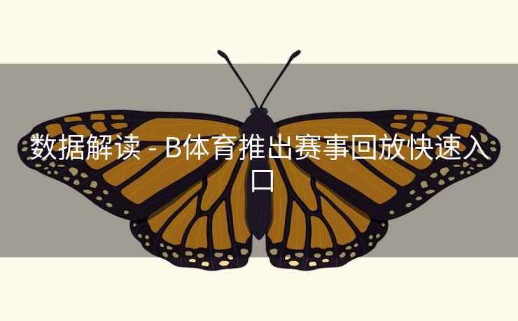 数据解读 - B体育推出赛事回放快速入口