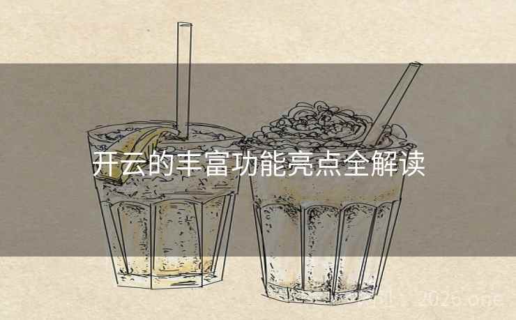 开云的丰富功能亮点全解读