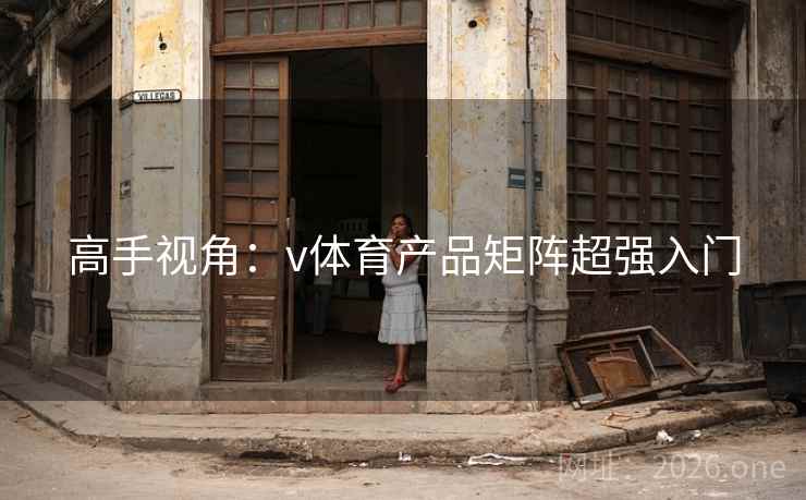 高手视角：v体育产品矩阵超强入门