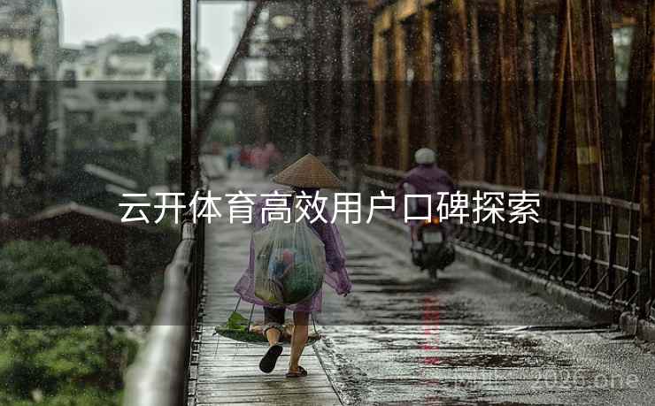 云开体育高效用户口碑探索