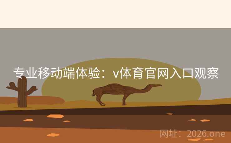 专业移动端体验：v体育官网入口观察
