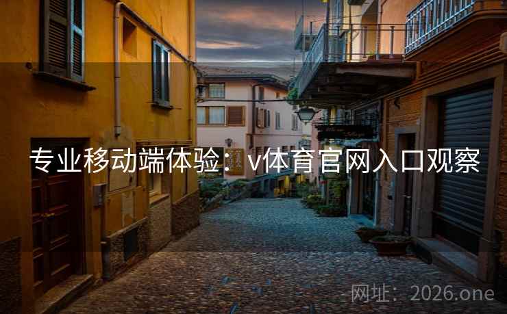 专业移动端体验：v体育官网入口观察