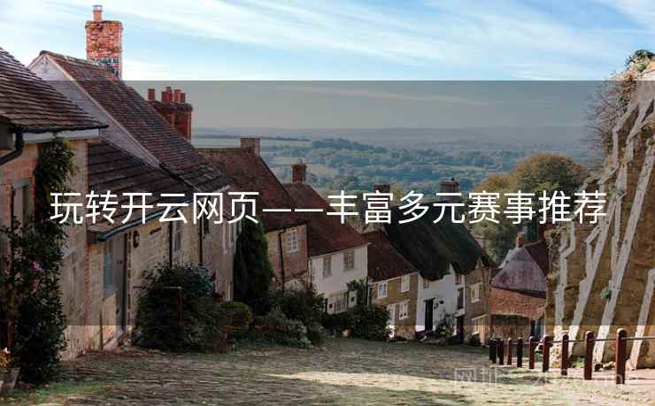 玩转开云网页——丰富多元赛事推荐