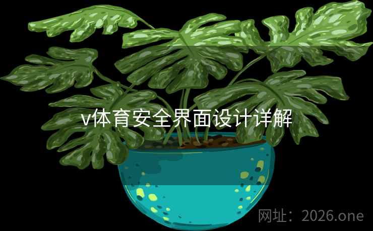 v体育安全界面设计详解
